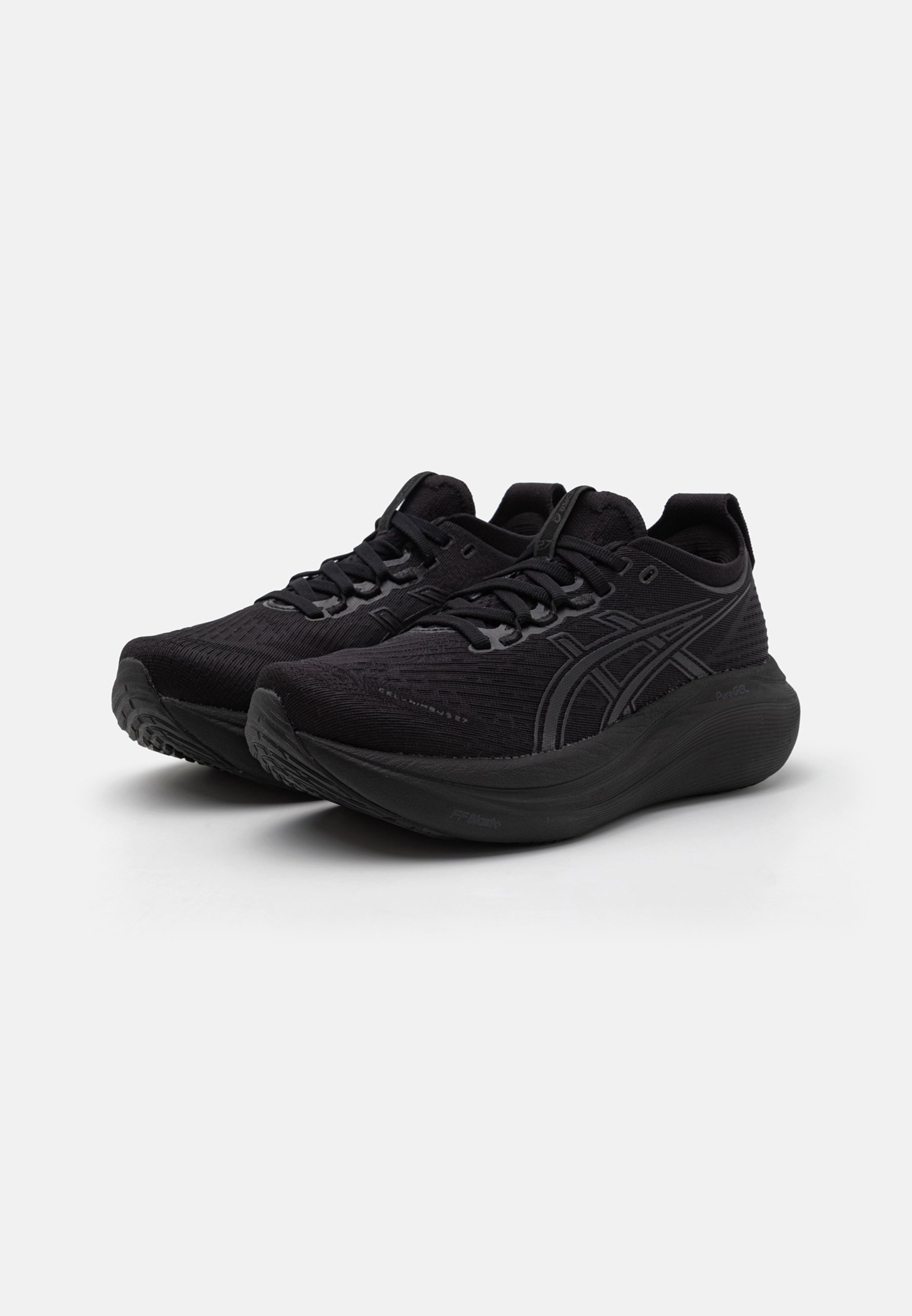 ASICS GEL NIMBUS 27 – Straßenlaufschuhe – Schwarz/Graphitgrau