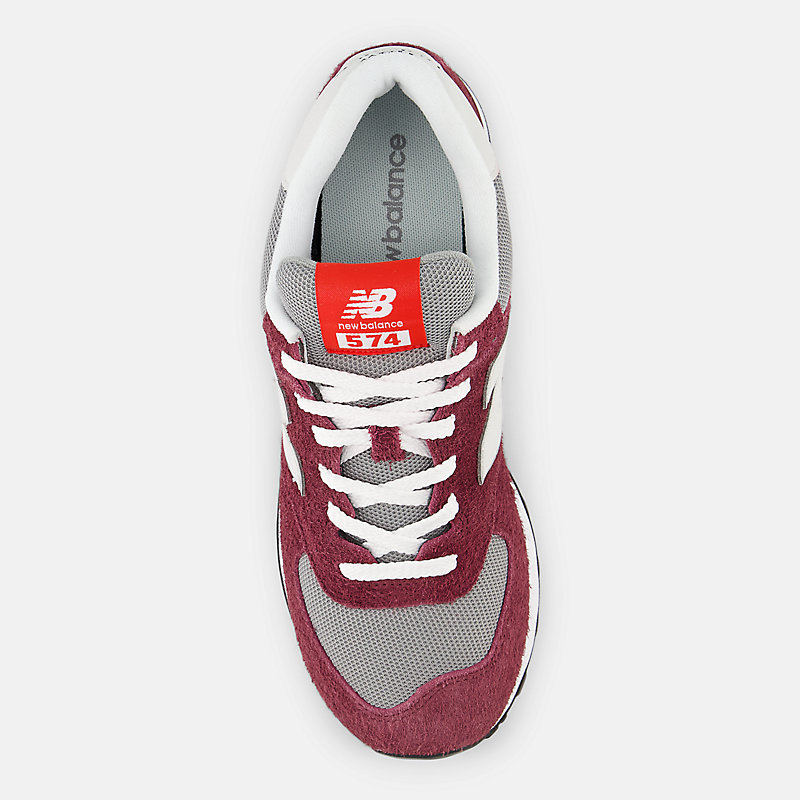 Unisex 574 - NB Burgundowy av Szarą Materią