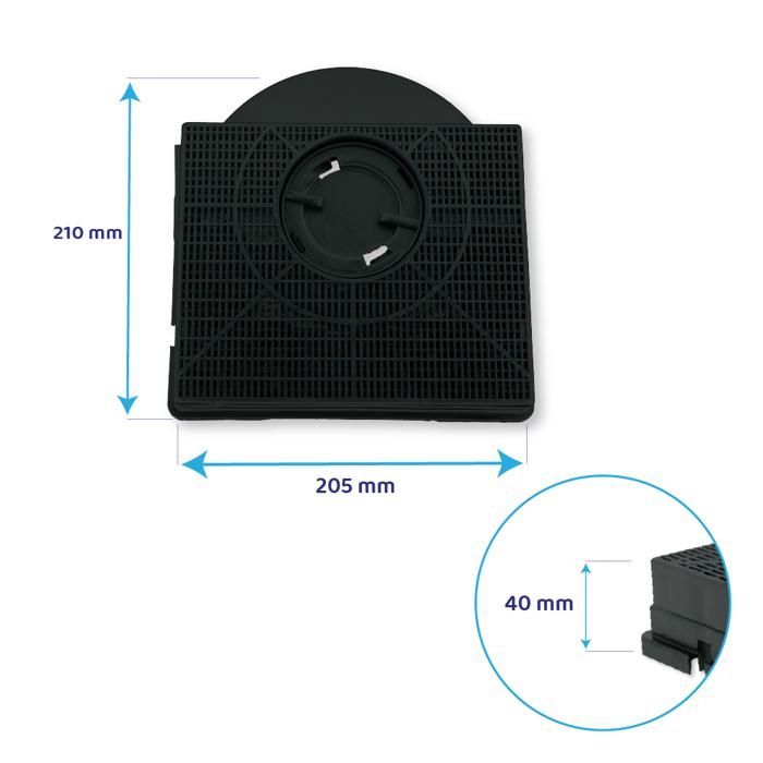 Campana extractora con filtro de carbón Electrolux Tipo 303 942121985 Electrolux