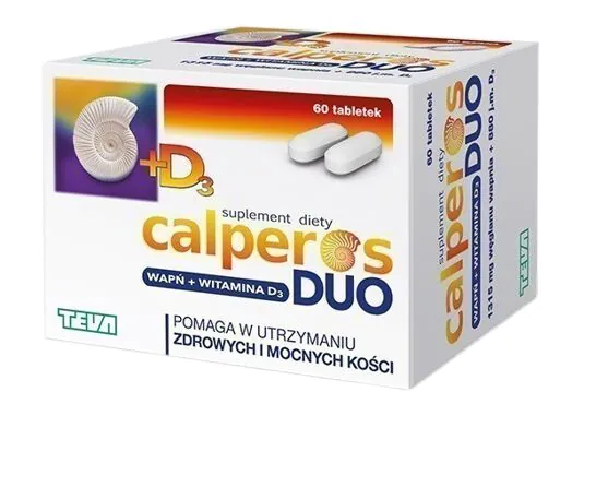 Calperos Duo, Preparat na wzmocnienie kości, Tabletki