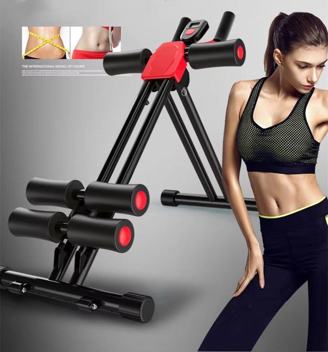 Πολυλειτουργικός πτυσσόμενος πάγκος SYNERFIT με οθόνη LCD για προπόνηση κοιλιακών ολόκληρου του σώματος - Tech Gym Model