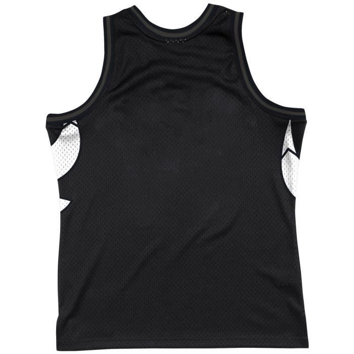 Basketballtrikot – M&N – Big Face 3.0 – Chicago Bulls – Schwarz – Erwachsene – Atmungsaktiv