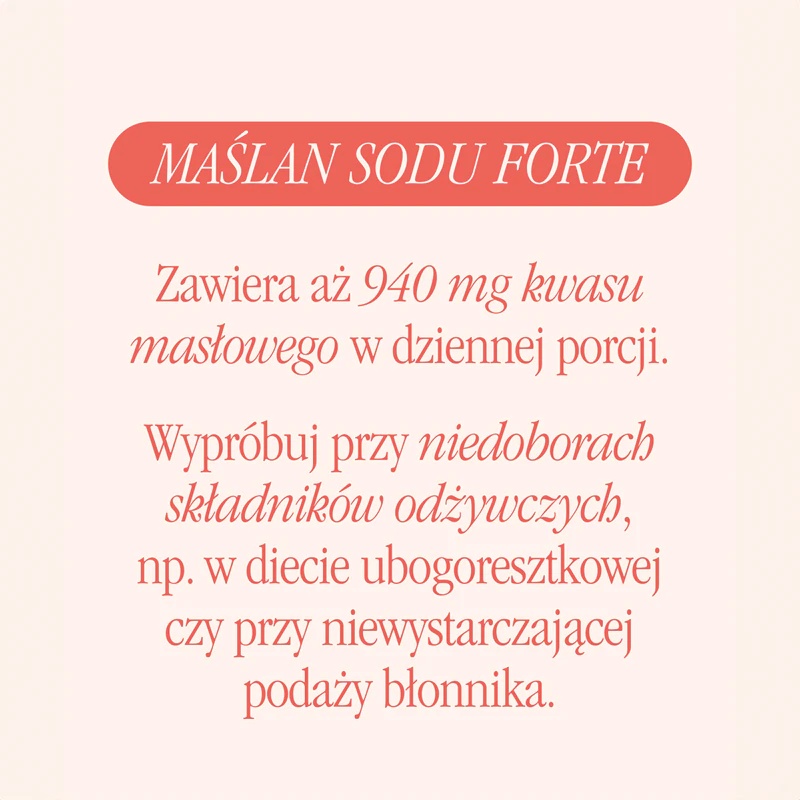 Kapsule prehranskega dopolnila Health Labs Care Sodium Butyrate Forte za normalizacijo fizioloških funkcij črevesnih sten