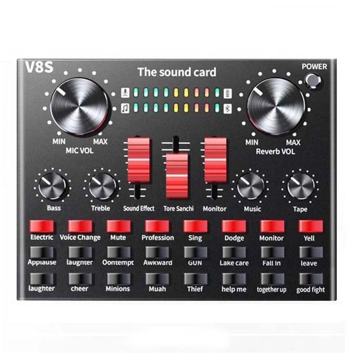 Sound card for recording - XVX - English version - Dedicated interface - Live streaming - DSP noise reduction