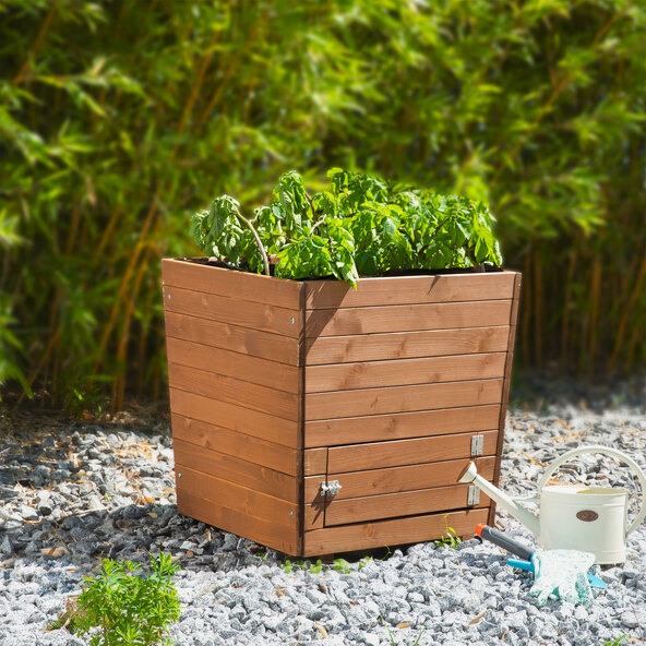 Potato planting bed