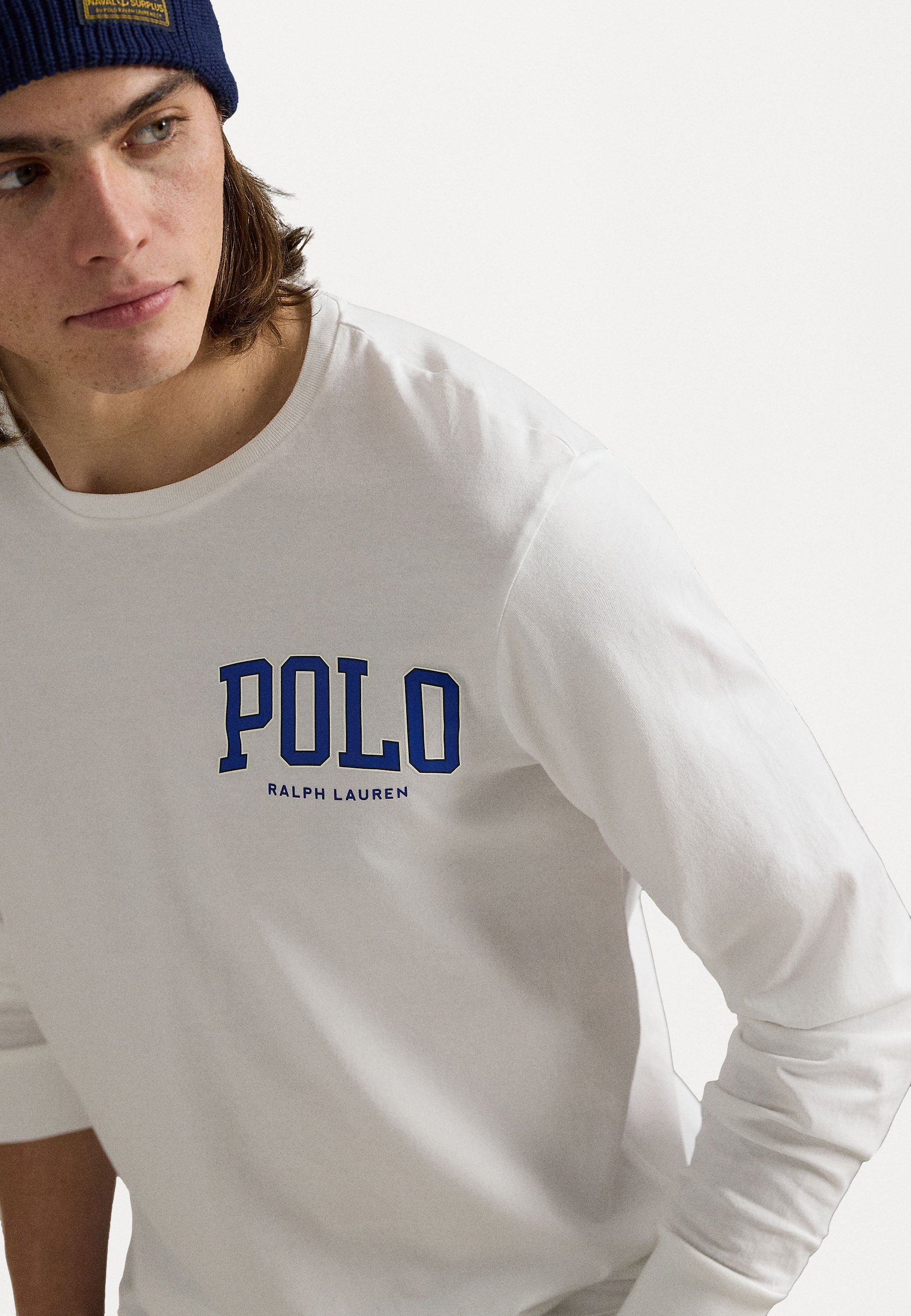 Polo Ralph Lauren LONG SLEEVE - Maglia a maniche lunghe - bianca