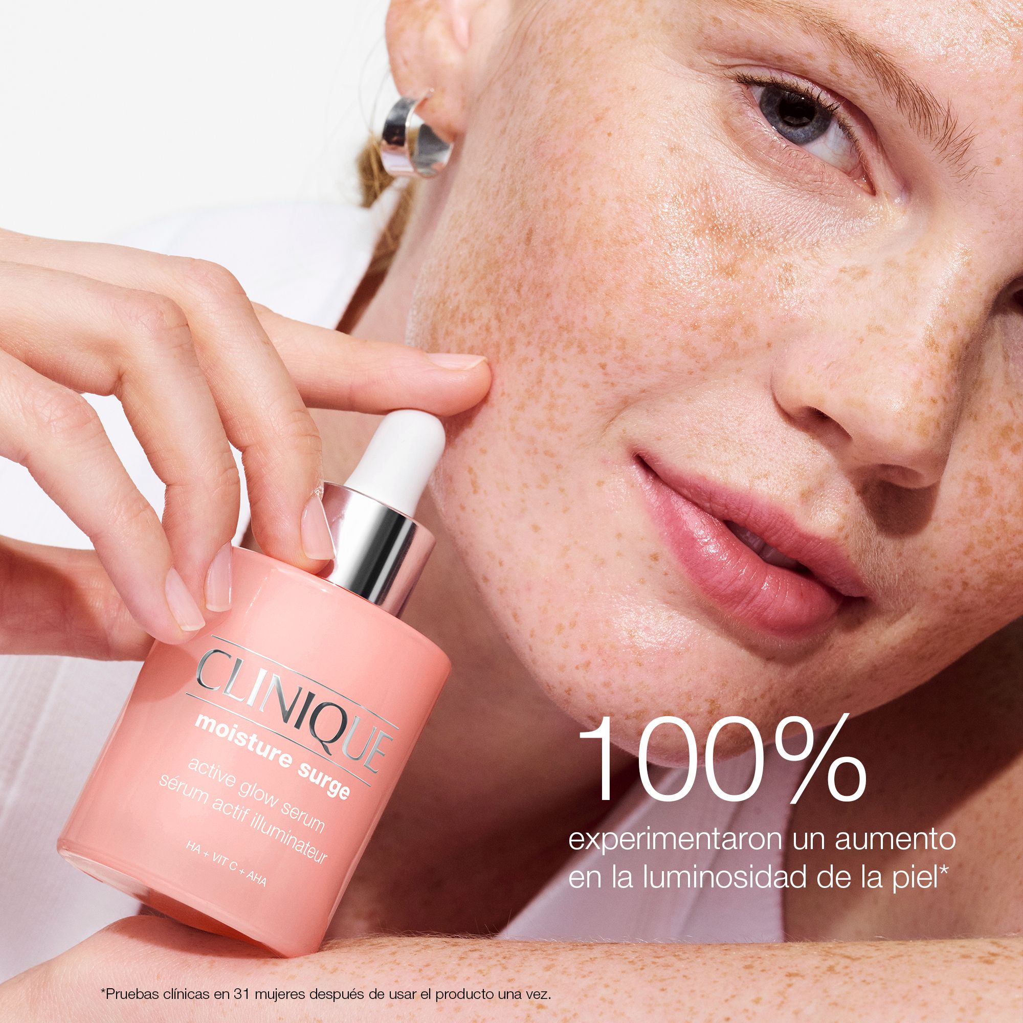 Posvetljevalni serum Moisture Surge Active Glow Vlažilni in negovalni lujo