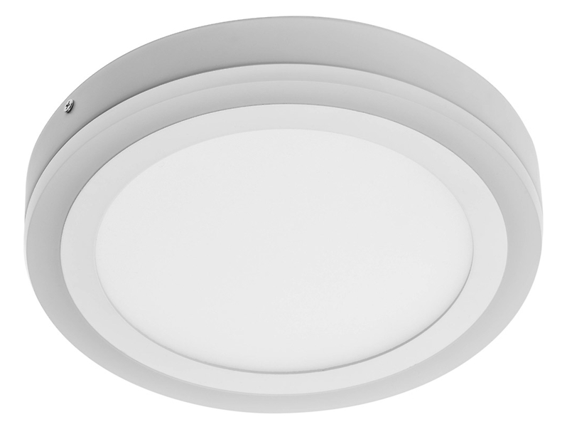 Plafon Twins LED metalowy biały