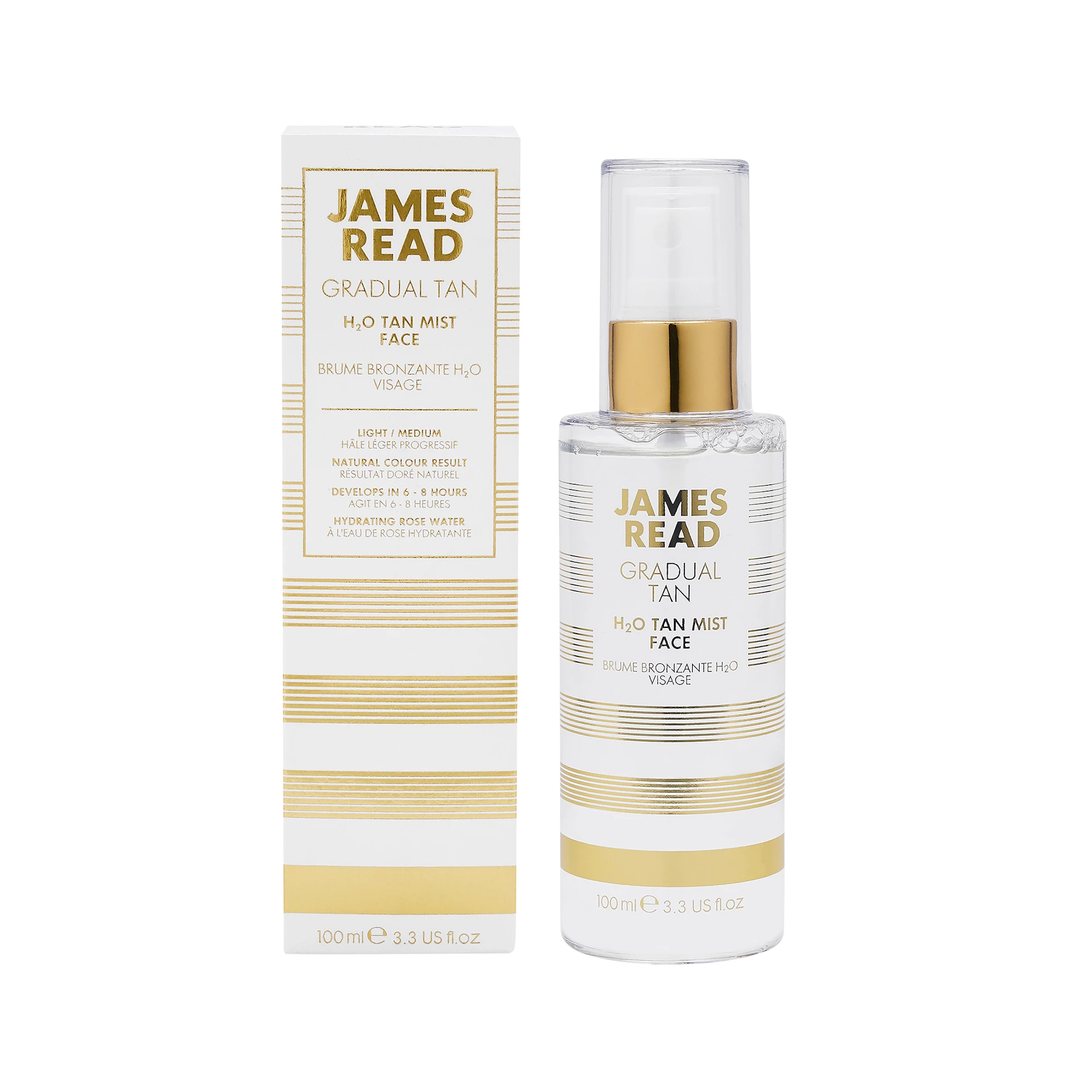 H2O maglica za samotamnjenje lica 100 ml - James Read