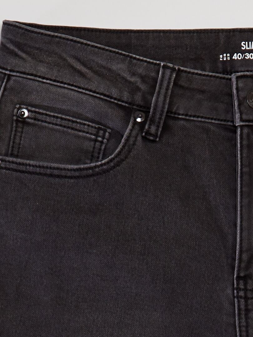 Slim stretch jeans - L30 - GRIJS