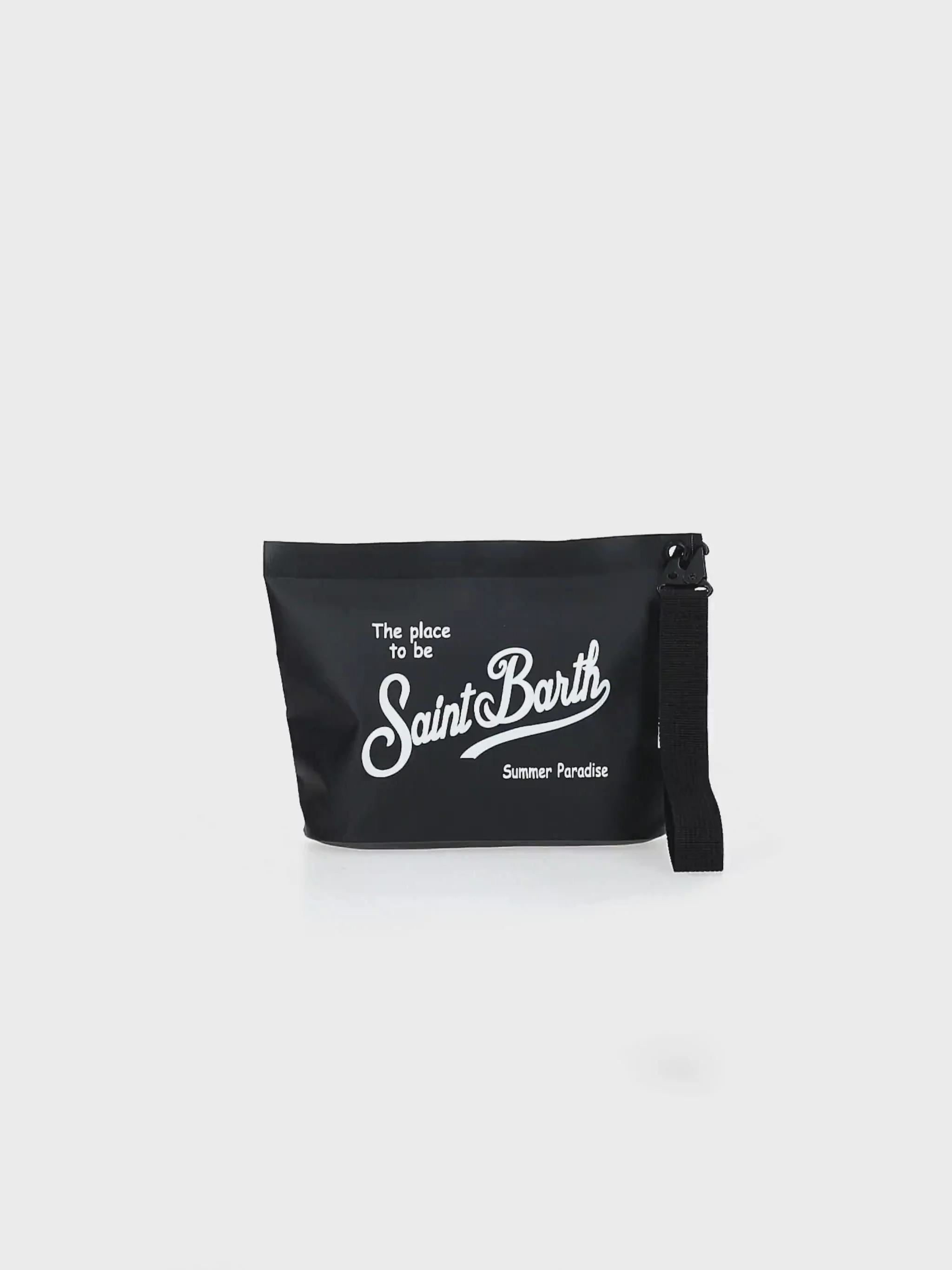 Aline zwarte waterbestendige clutch tas
