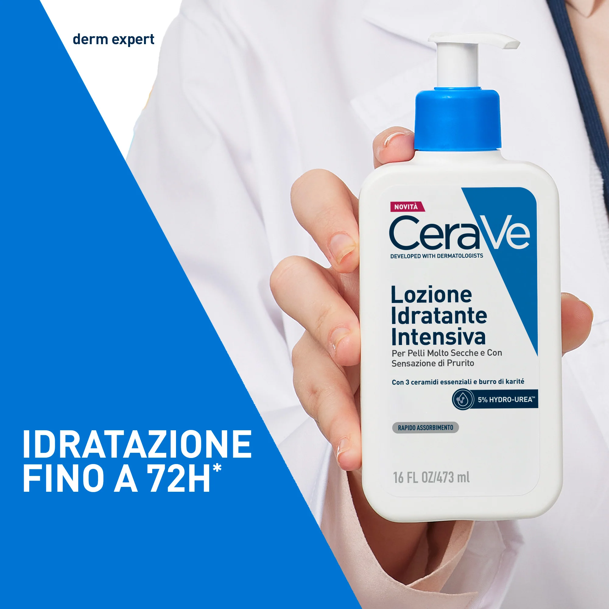 Idratanti Lozione Idratante Intensiva per Pelle Secca e Molto Secca - Crema Corpo, Tratt.viso 24 ore idratante