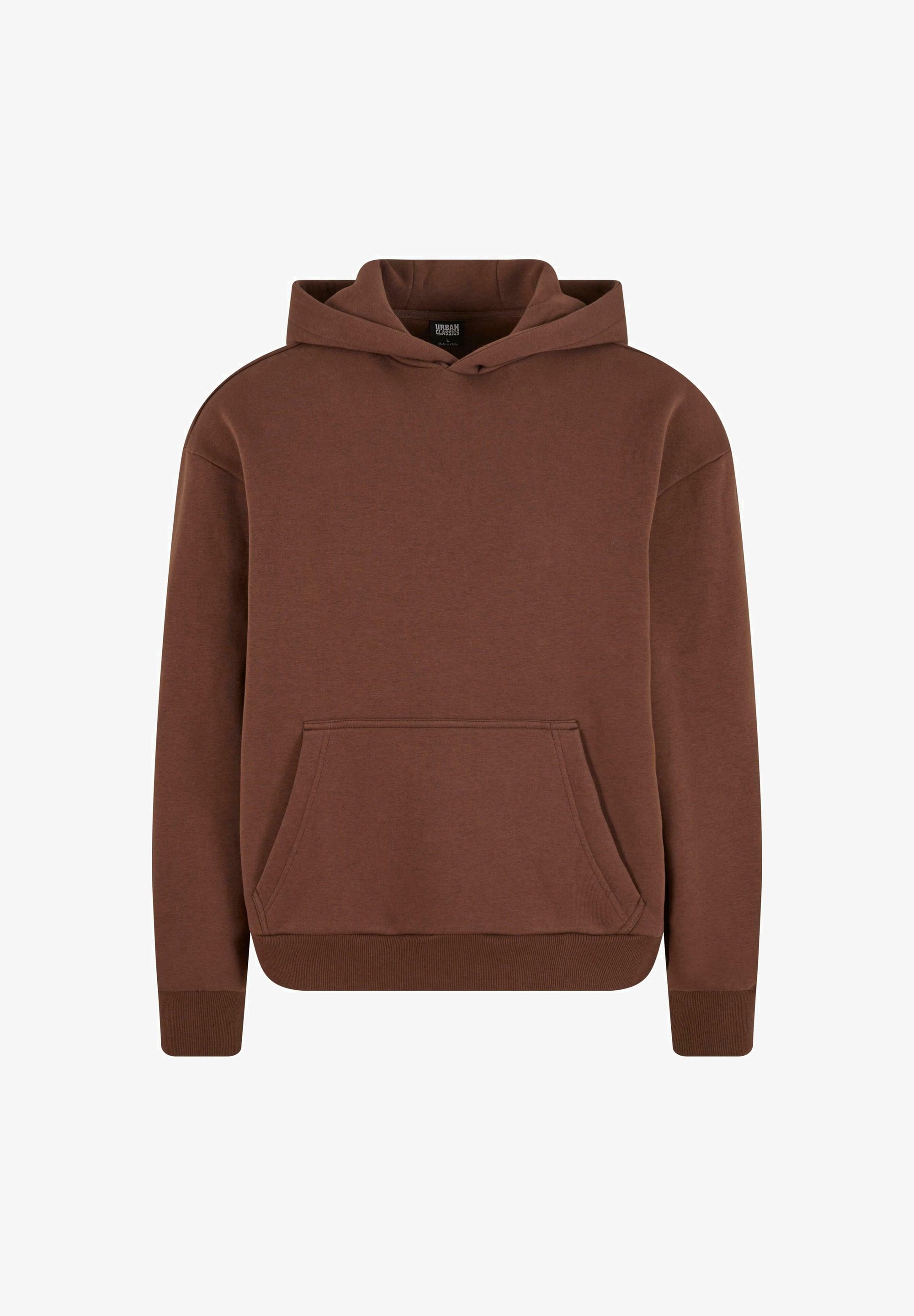 Sweat à capuche Urban Classics - marron chocolat