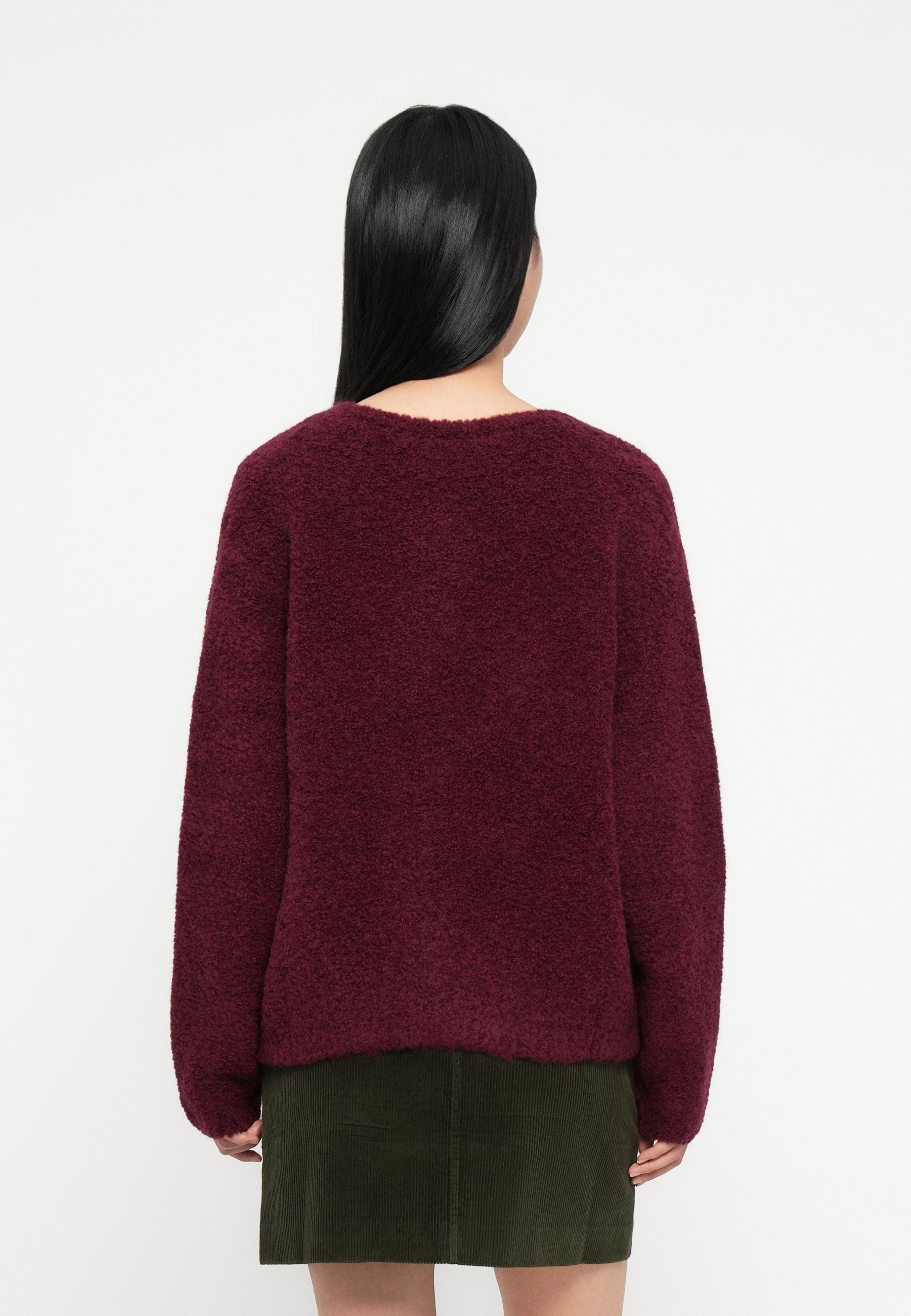 Gilet American Vintage ZOLLY - rouge foncé