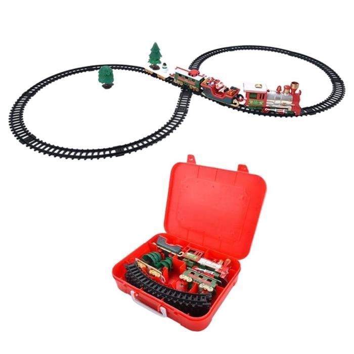 Brinquedo educativo - Trem - Locomotiva elétrica - Trilhos de trem - Presente de Natal - Para crianças a partir de 4 anos