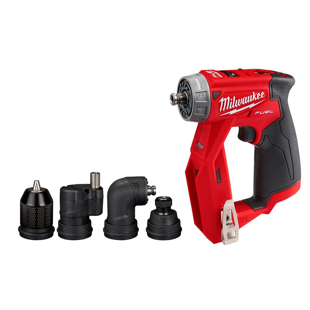 MILWAUKEE 12V 2 x 2,0 Ah 9,5mm Klempner-Bohrschrauber-Set M12FDDXKIT202B
