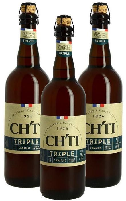 Cerveza Triple Exclusiva - Chti - 8.50% ABV - 75cl x3