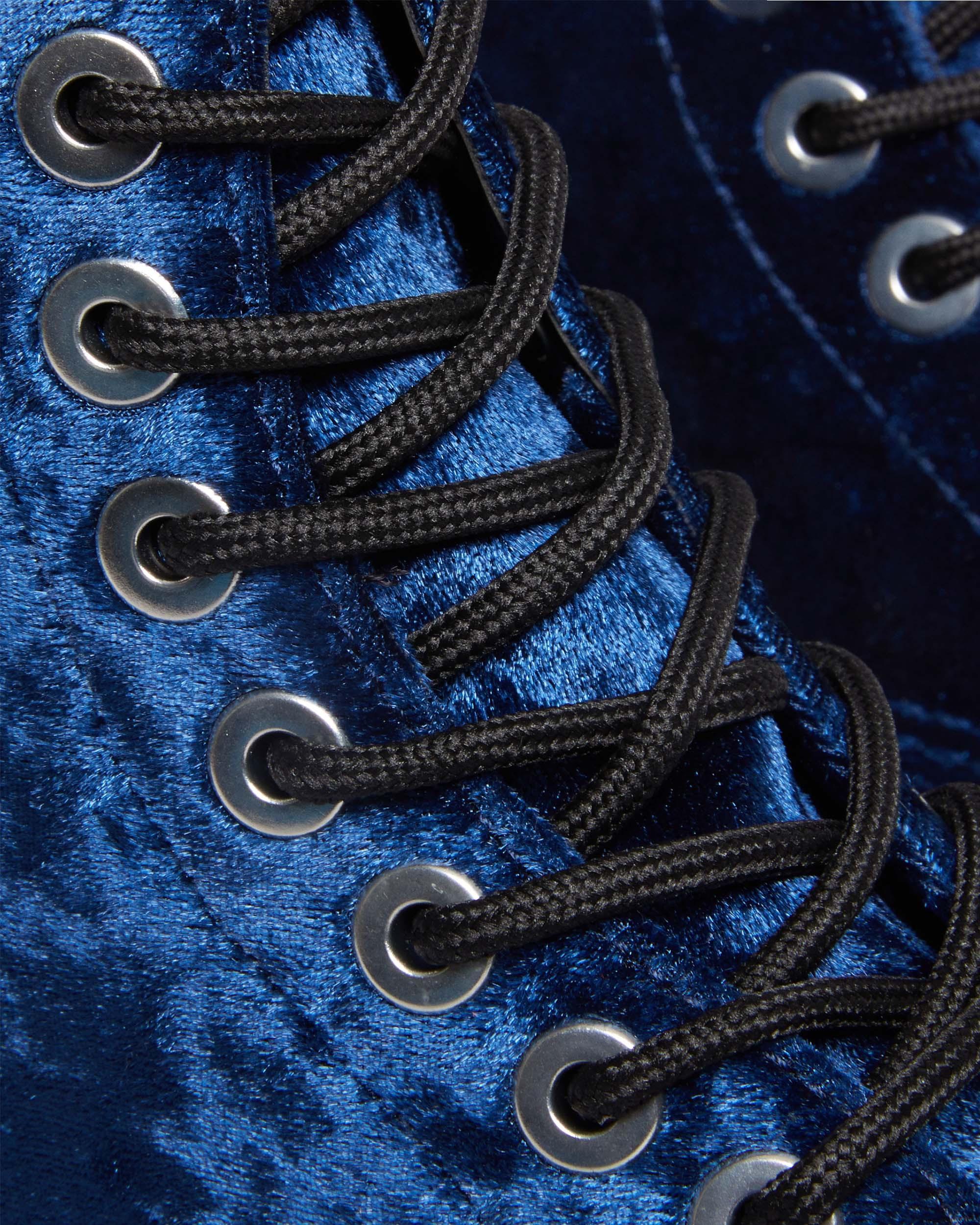 Vegan 1460 Women's Crushed Velvet Lace Up Boots