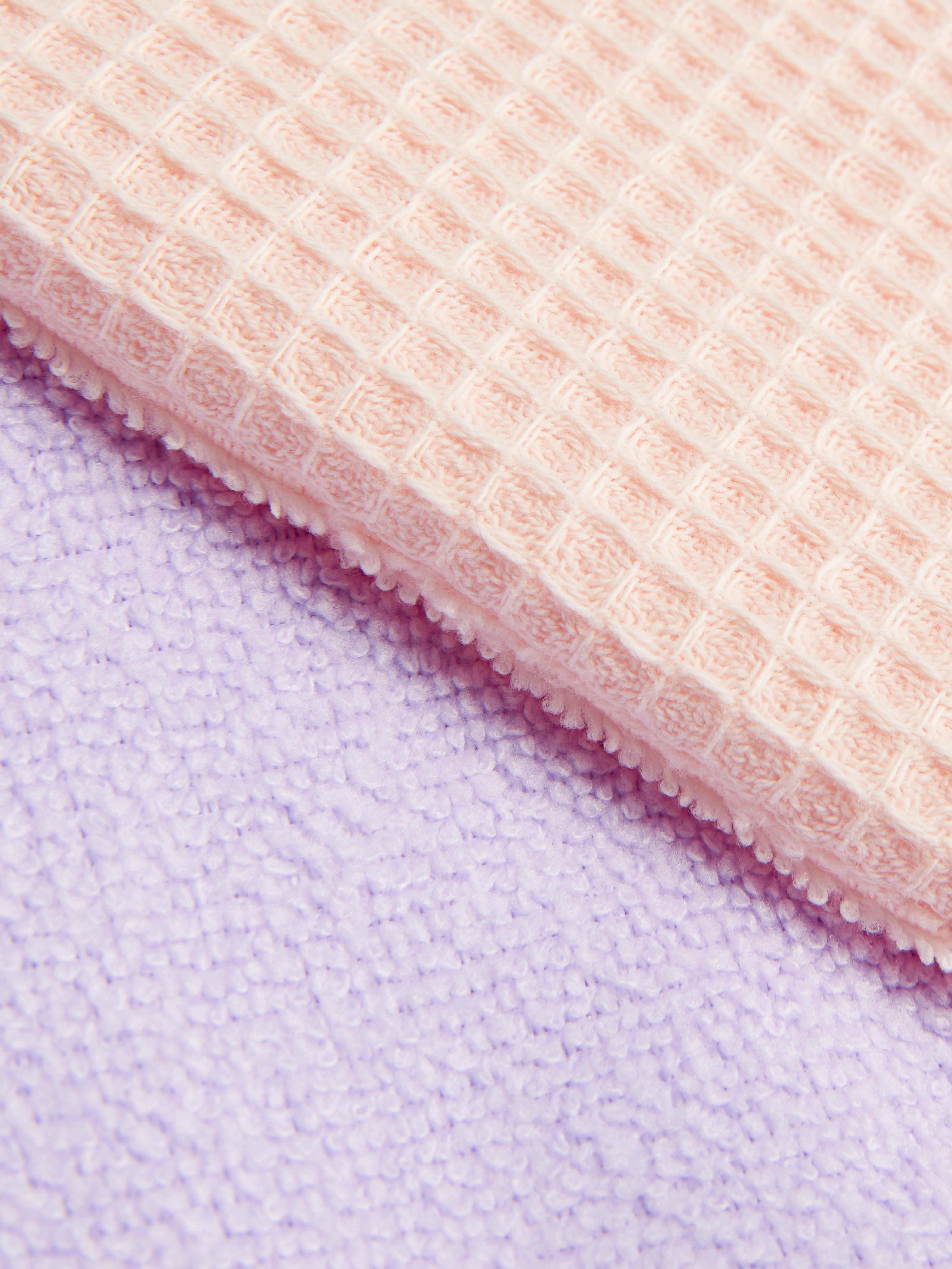 Double-sided makeup removers, set of 2. Reusable makeup removers are the future.