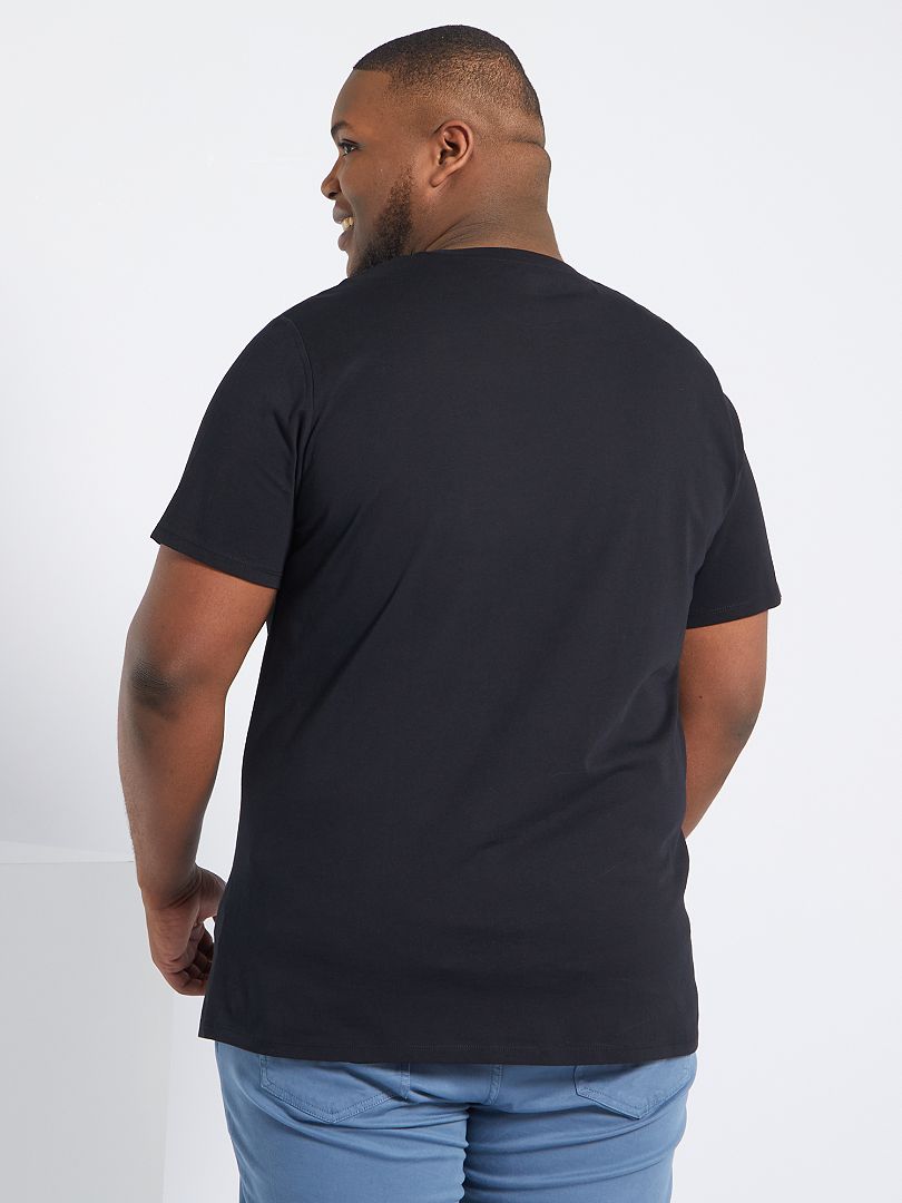 Camiseta 100% algodão - Preta