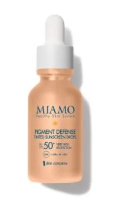 MIAMO Miamo Skin Concerns Pigment Defense gouttes solaires teintées légèrement teintées 30 ml, convient à tous les types de peau
