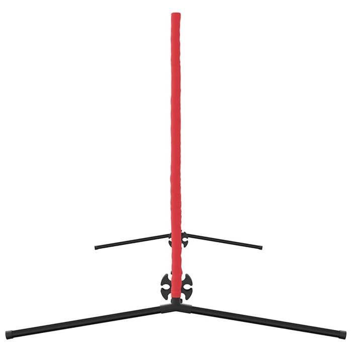 Schwarzes und rotes Tennisnetz 301 x 90,5 x 87 cm Polyester-Mothinessto11266
