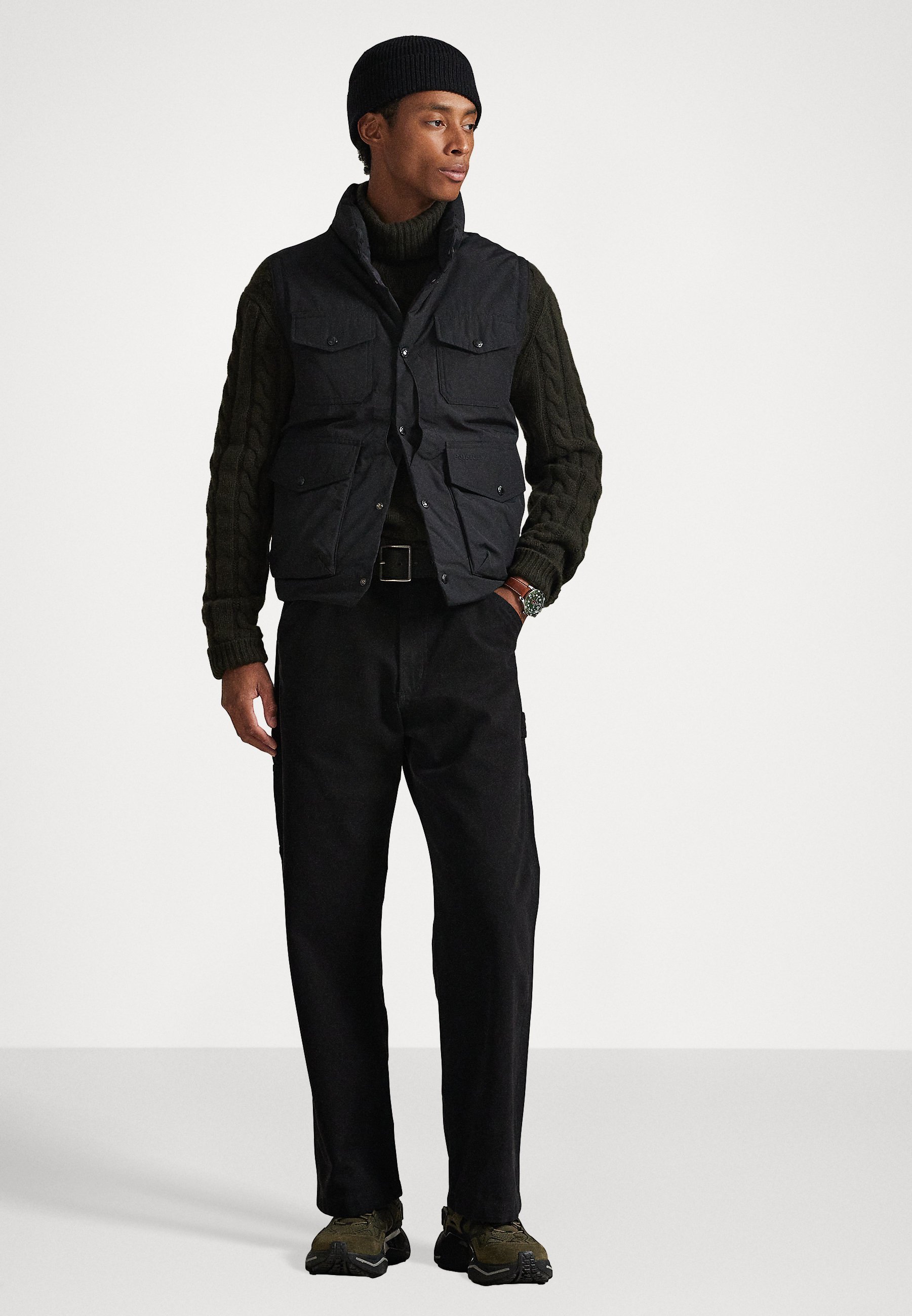 Polo Ralph Lauren THE ELSDON DOWN UTILITY VEST - Vest - zwart