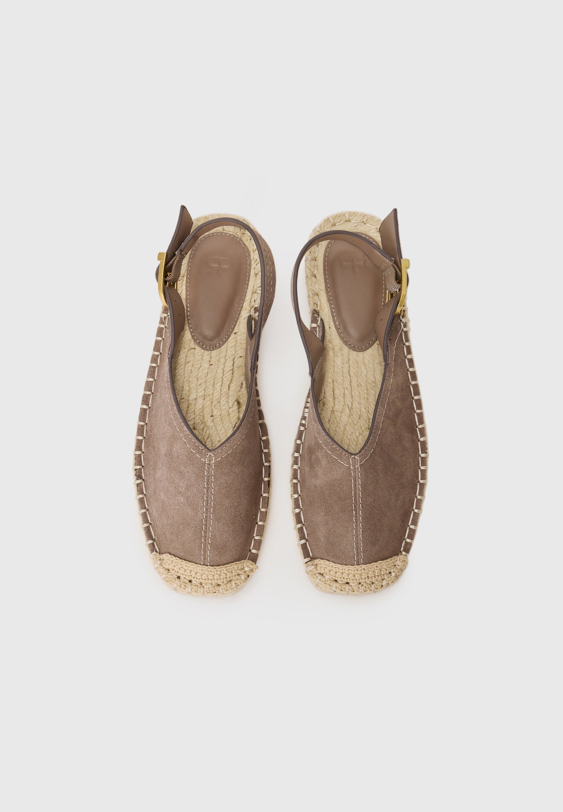 VAHEL Espadrillid - hallikaspruunid