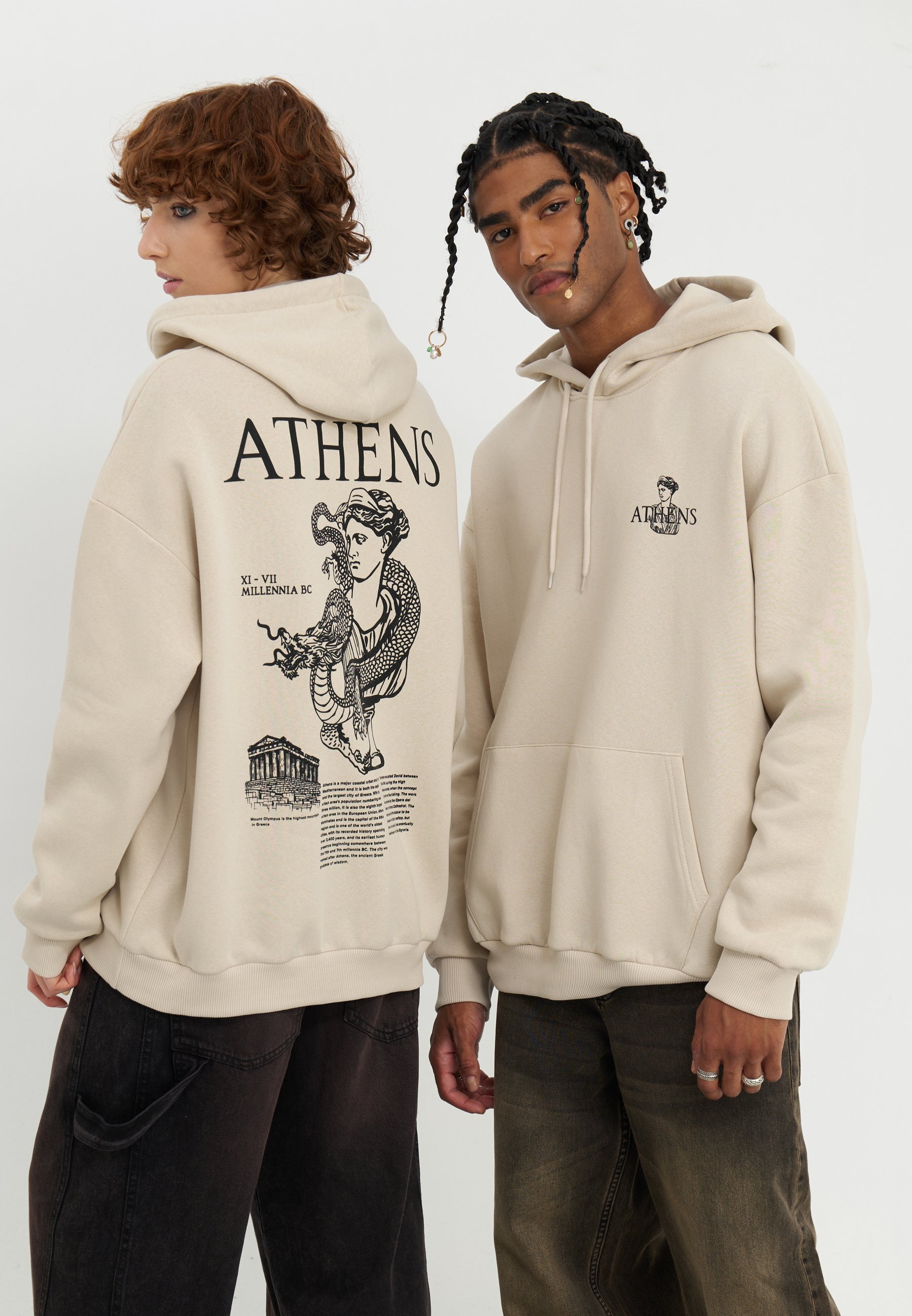 HOODIE UNISEX - Mikina s kapucí - black