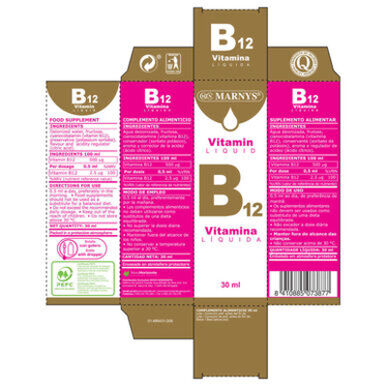 Marnys nestemäinen B12-vitamiini 30 ml 30 ml