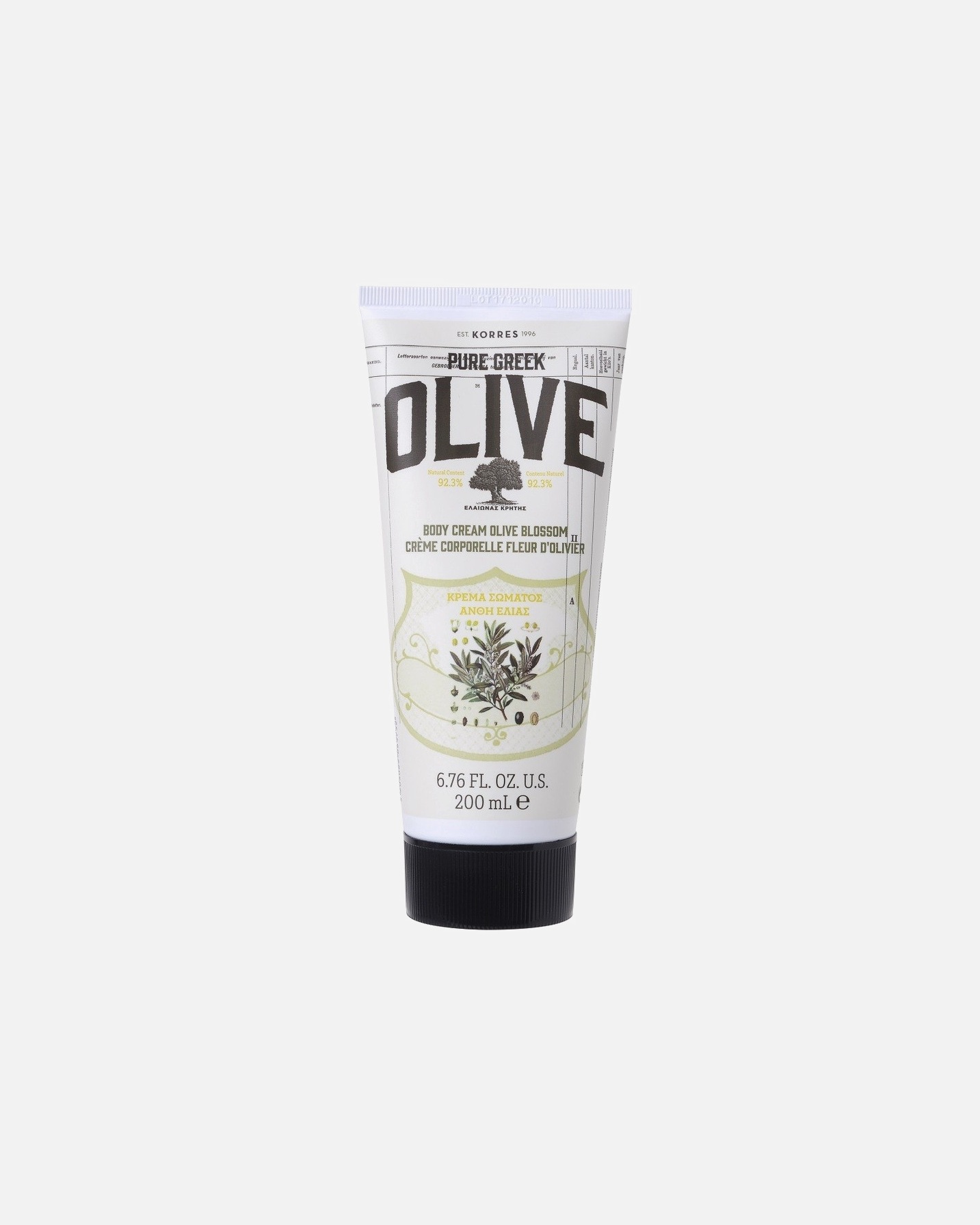 KORRES krema za tijelo Maslina i cvijet masline - 200 ml