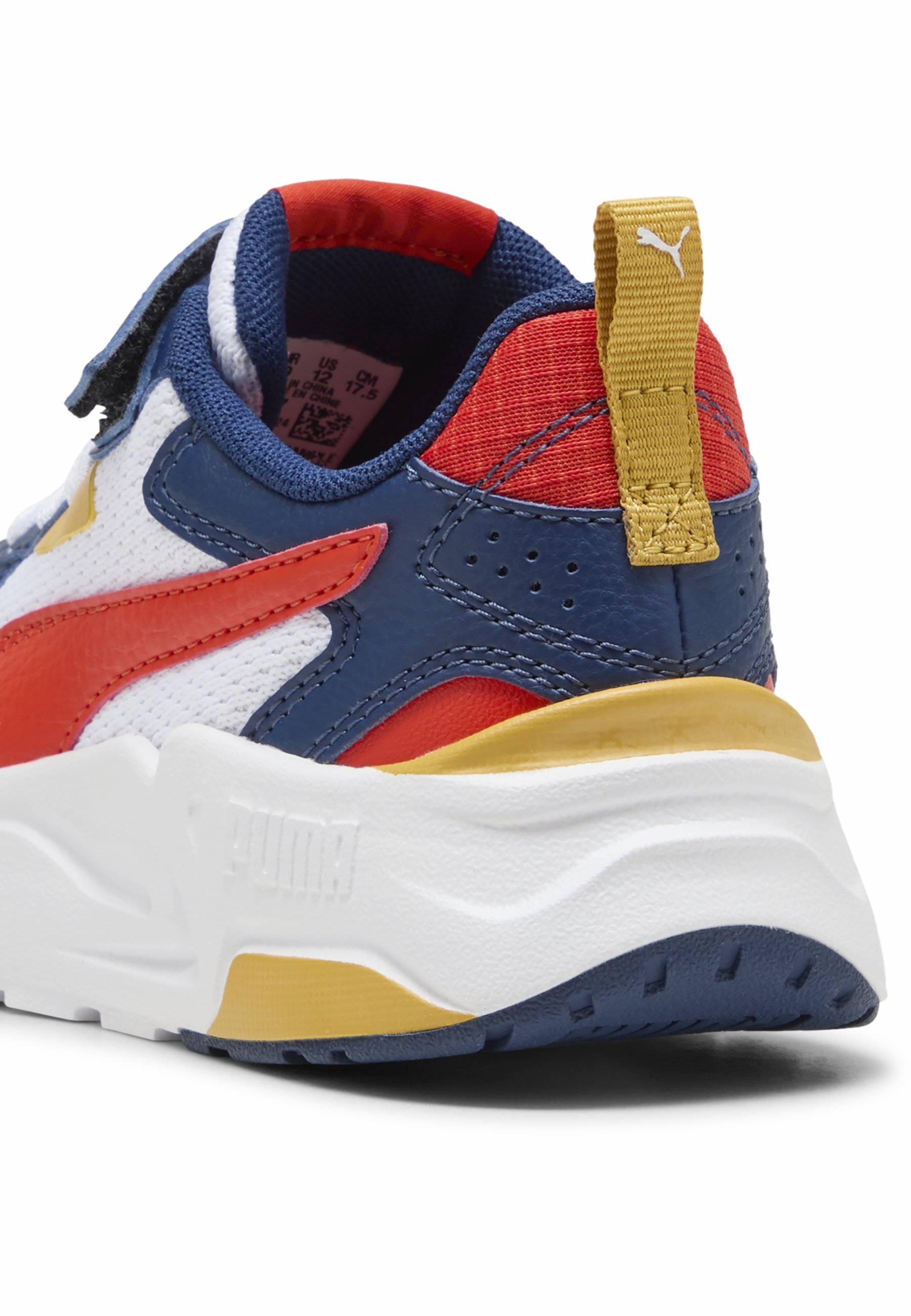 Puma TRINITY LITE - Baskets - blanc rouge vif bleu persan