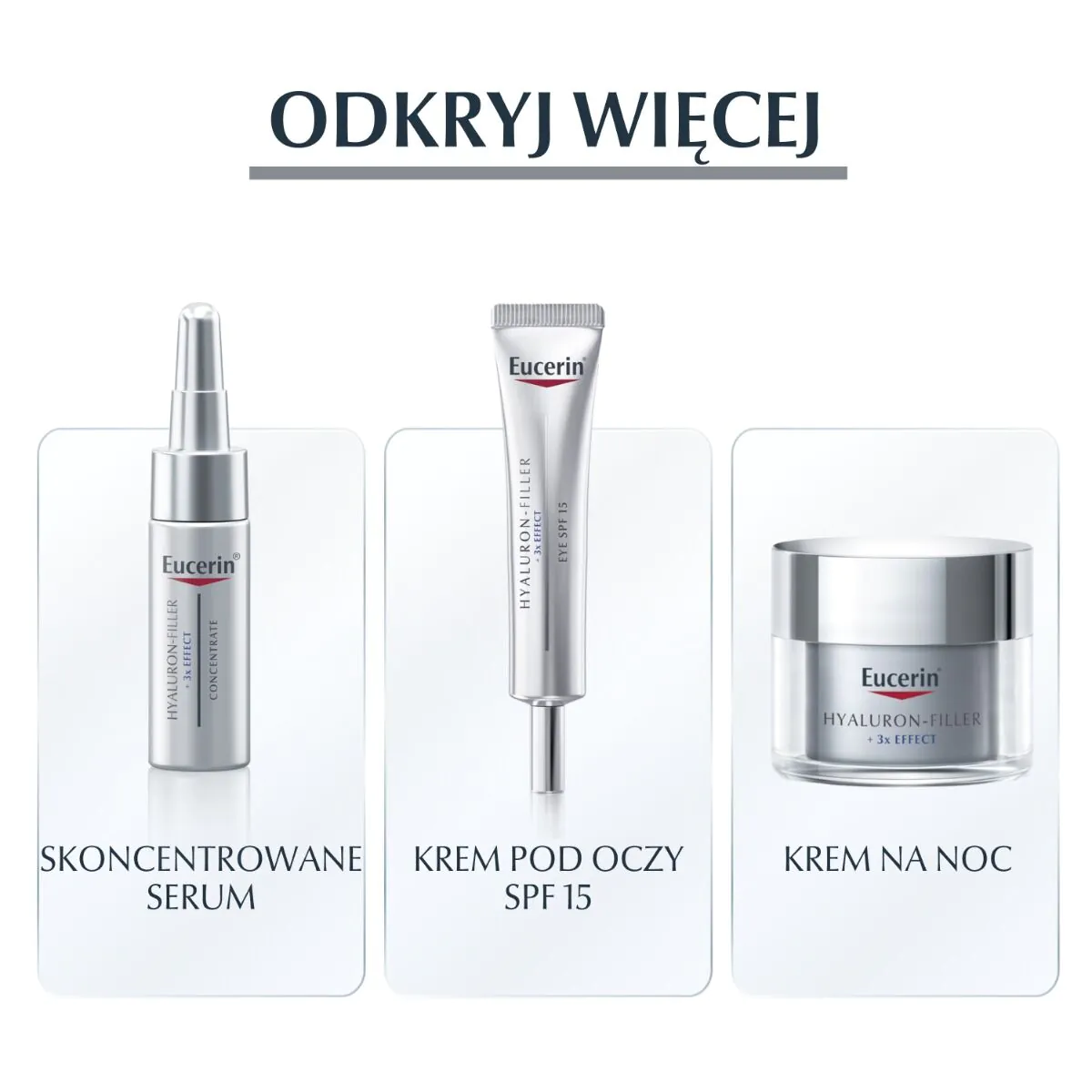 Eucerin Hyaluron Filler Krem na dzień SPF 15 Skóra Normalna i Mieszana