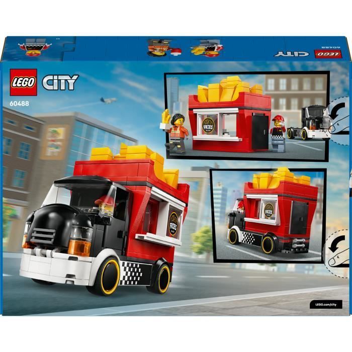 LEGO City 60488 Le Food-Truck de Frites - Jouet de Construction dès 5 ans - Idée Cadeau