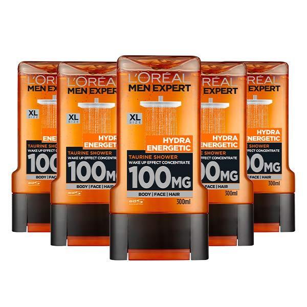 L'Oréal Paris Men Expert HydraEnergetic Duschgel 5er-Pack | Herren | Superdrug