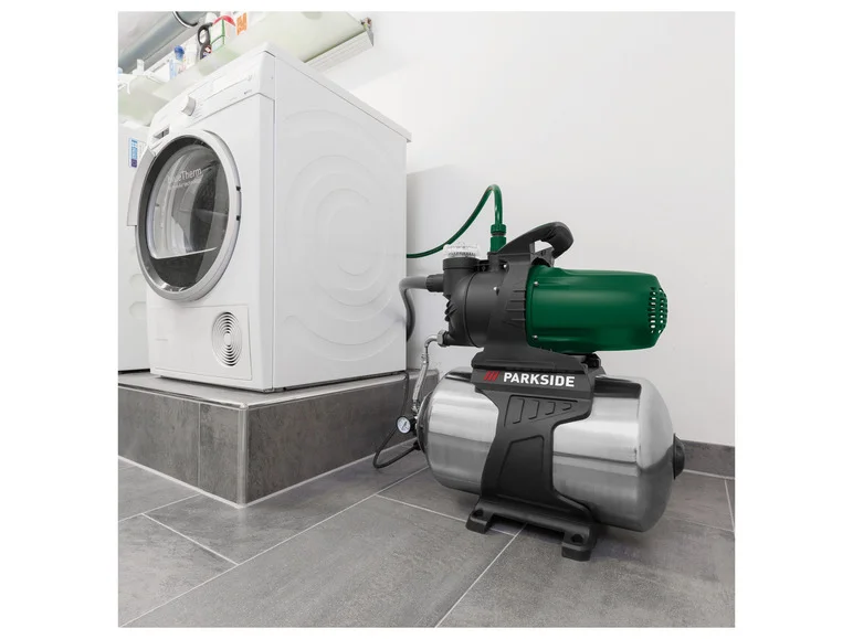 Estação de bombeamento doméstica PARKSIDE® em aço inoxidável PHWW 1300 B1