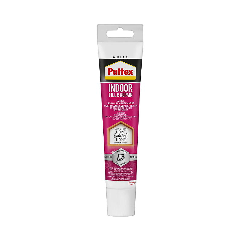 Mastic acrylique Pattex 50 ml, intérieur, blanc, Pattex