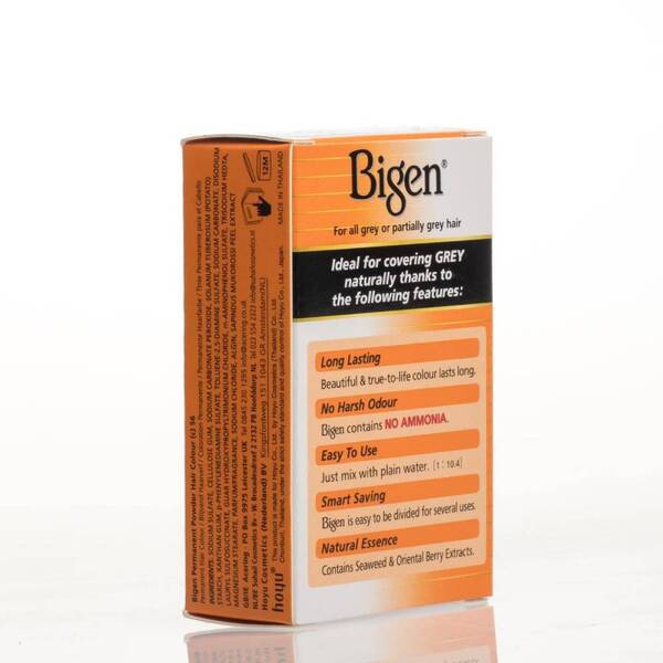 Bigen Permanentní prášková barva na vlasy - sytá středně hnědá