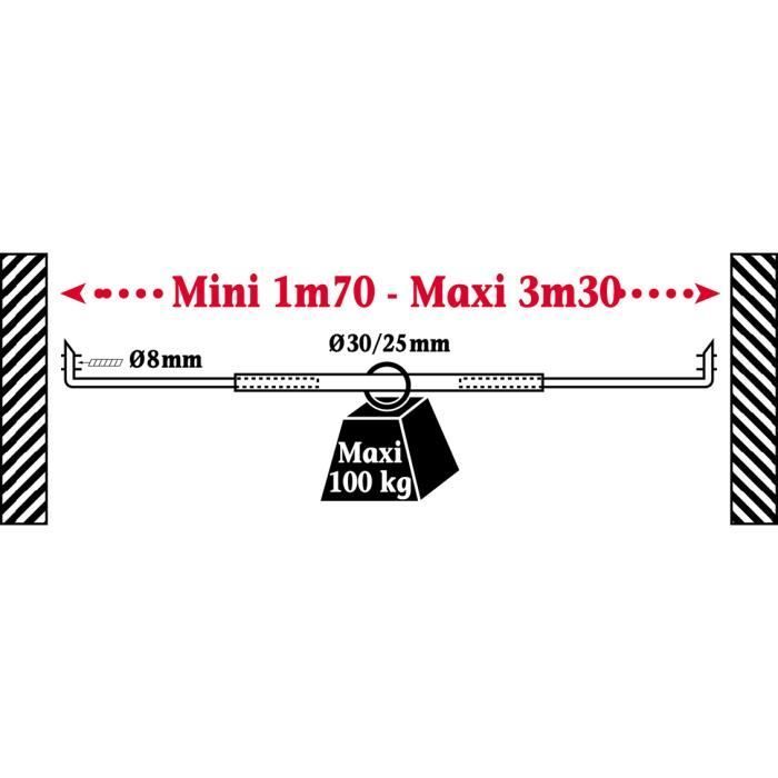 MOTTEZ - Multifunctionele deur - opberggalerij - B017P