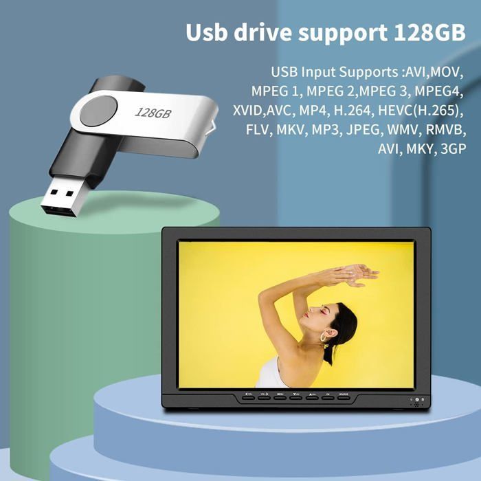 Televisor LED portátil de 14
