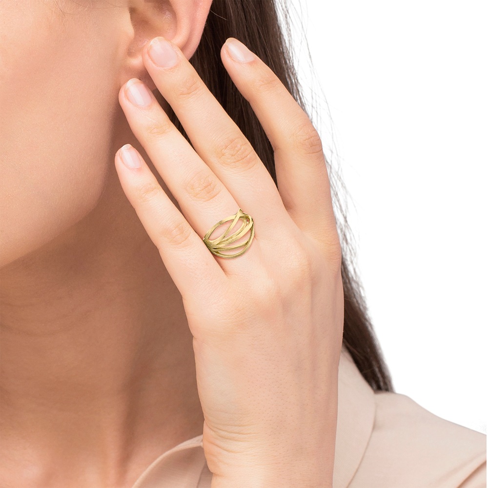 Heideman Bague Arcus couleur or