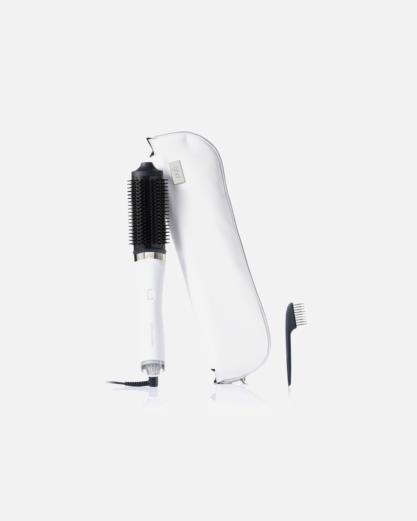 ghd Duet Blowdry 2-v-1 krtača za sušilnik las bela - 1 kos
