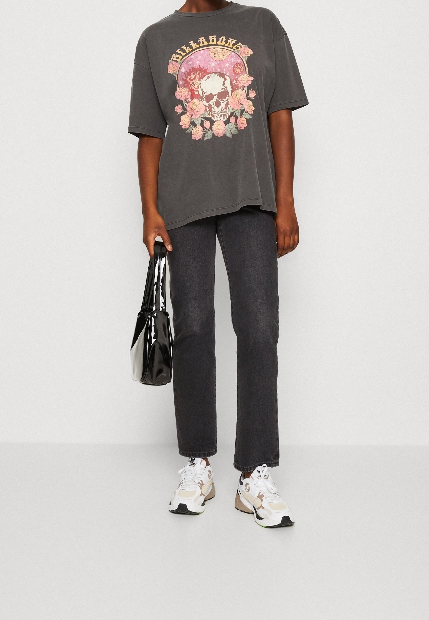 Levi's® jeans met rechte pijpen - zwarte denim