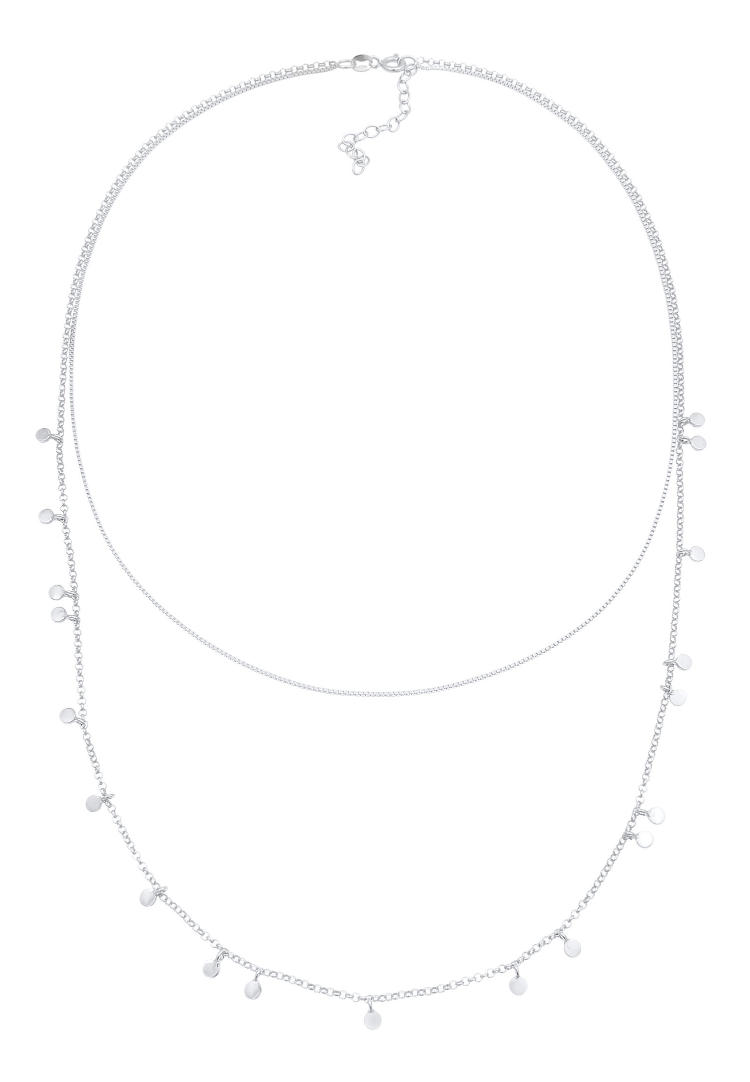 Elli Tendance Minimaliste Collier Femme - (925/1000) Argent
