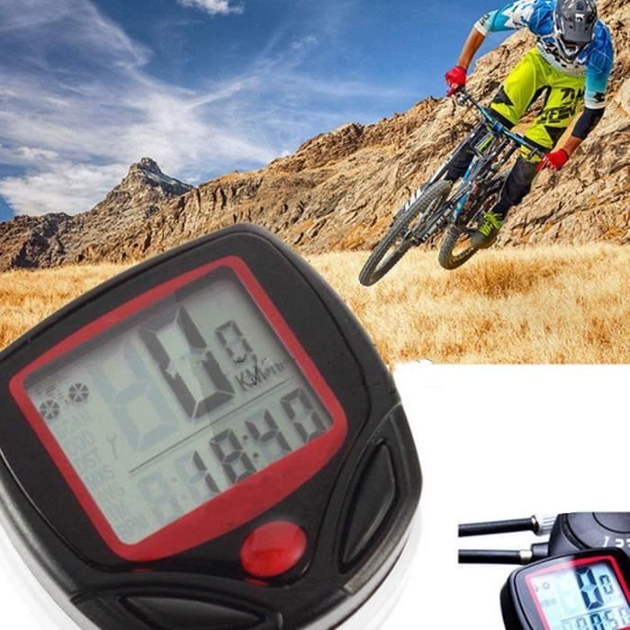Professional Bicycle Speedometer Wireless Bike Computer Waterproof Cycle Odometer Speedometer Su 73