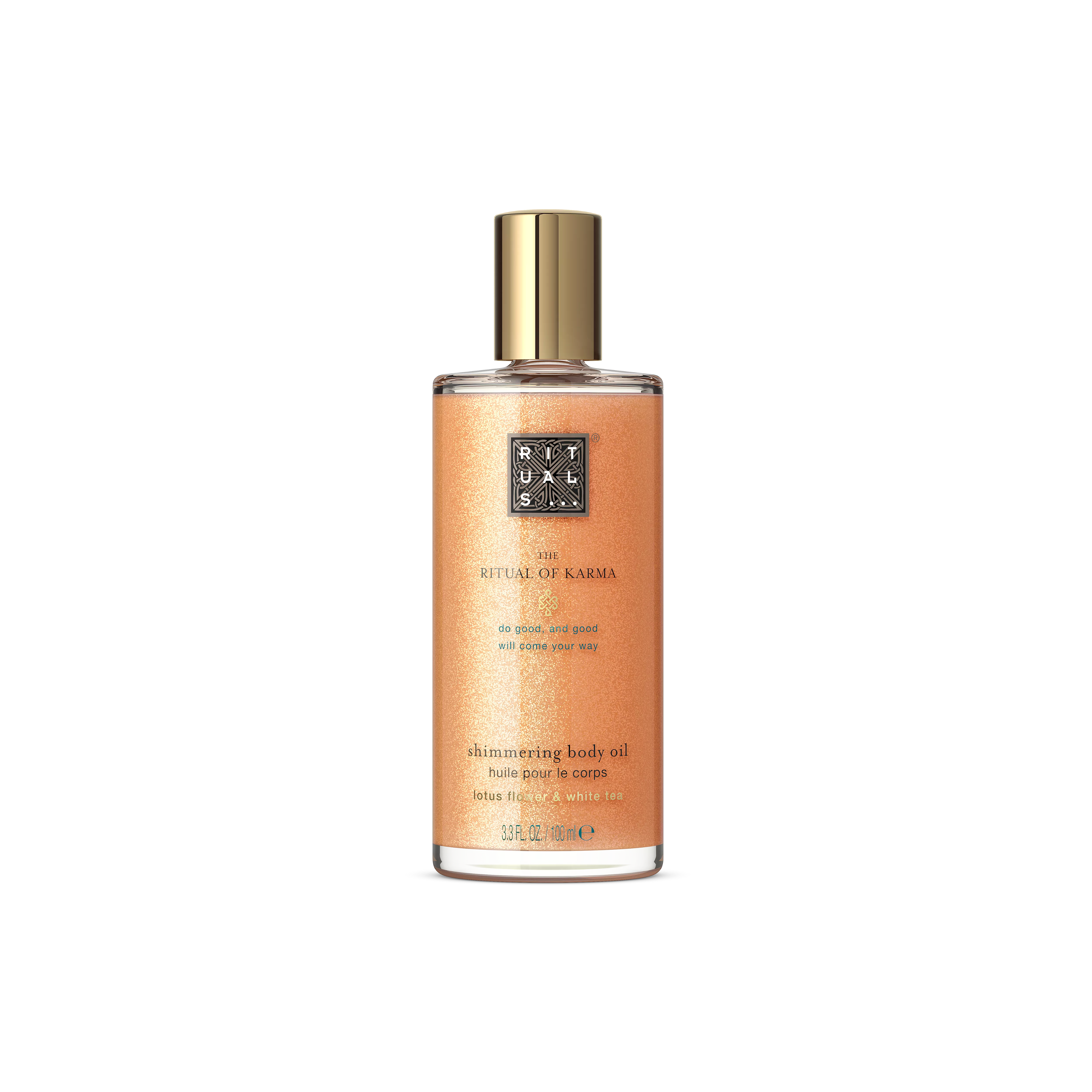 Aceite corporal brillante El ritual del karma