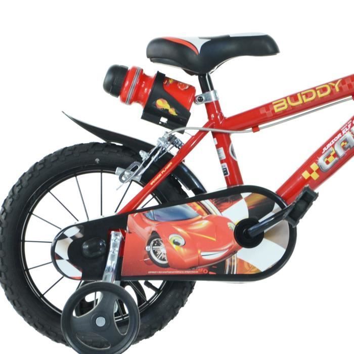 Kinderfiets - DINOBIKES - BUDDY CARS - 16-inch wielen - Luchtbanden - Voor- en achterremmen