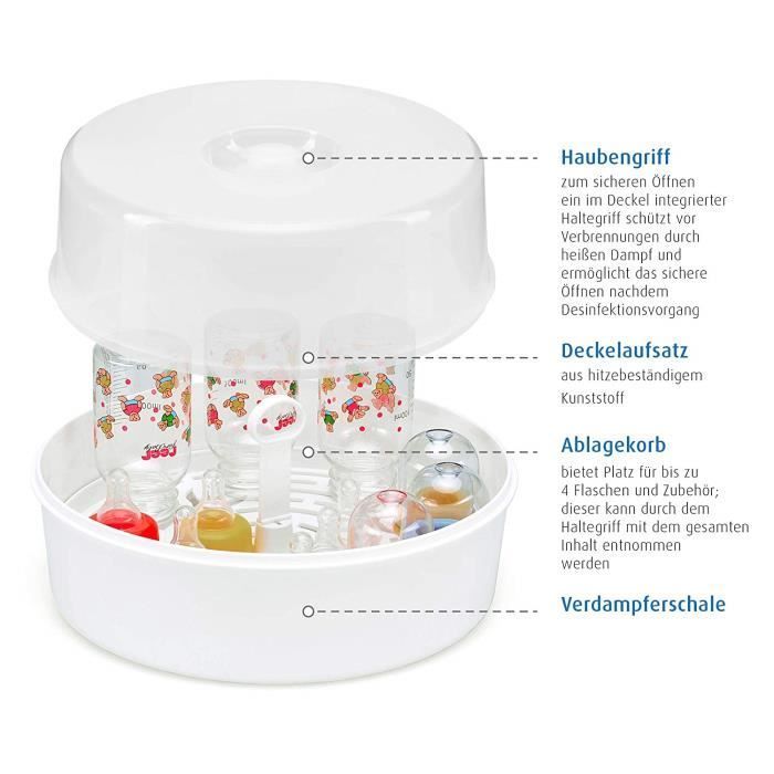 Reer  Stérilisateur Vapostar pour Micro-ondes Multicolore - 2144287