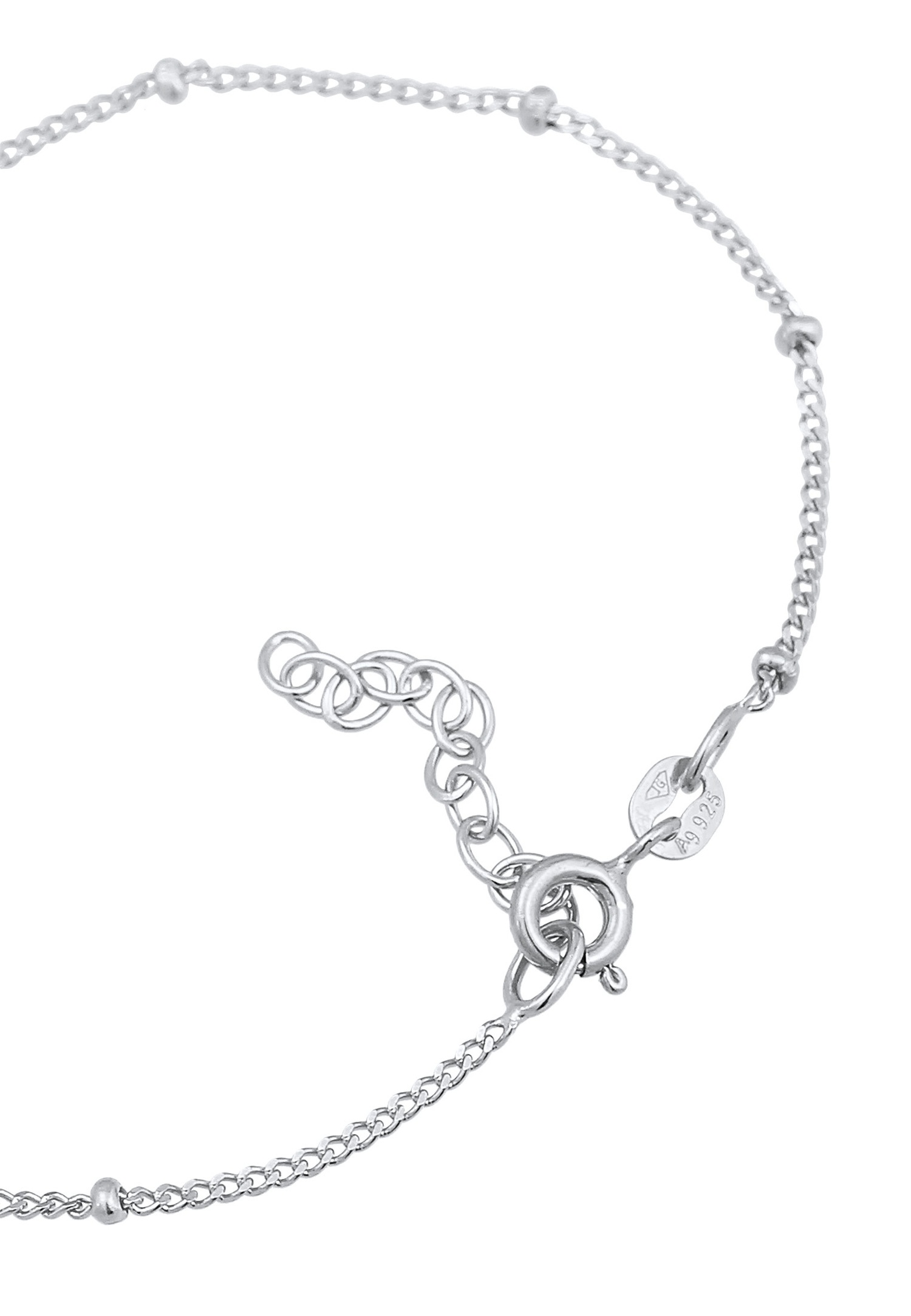 Elli Femmes chaîne à main boules Basic en argent sterling 925
