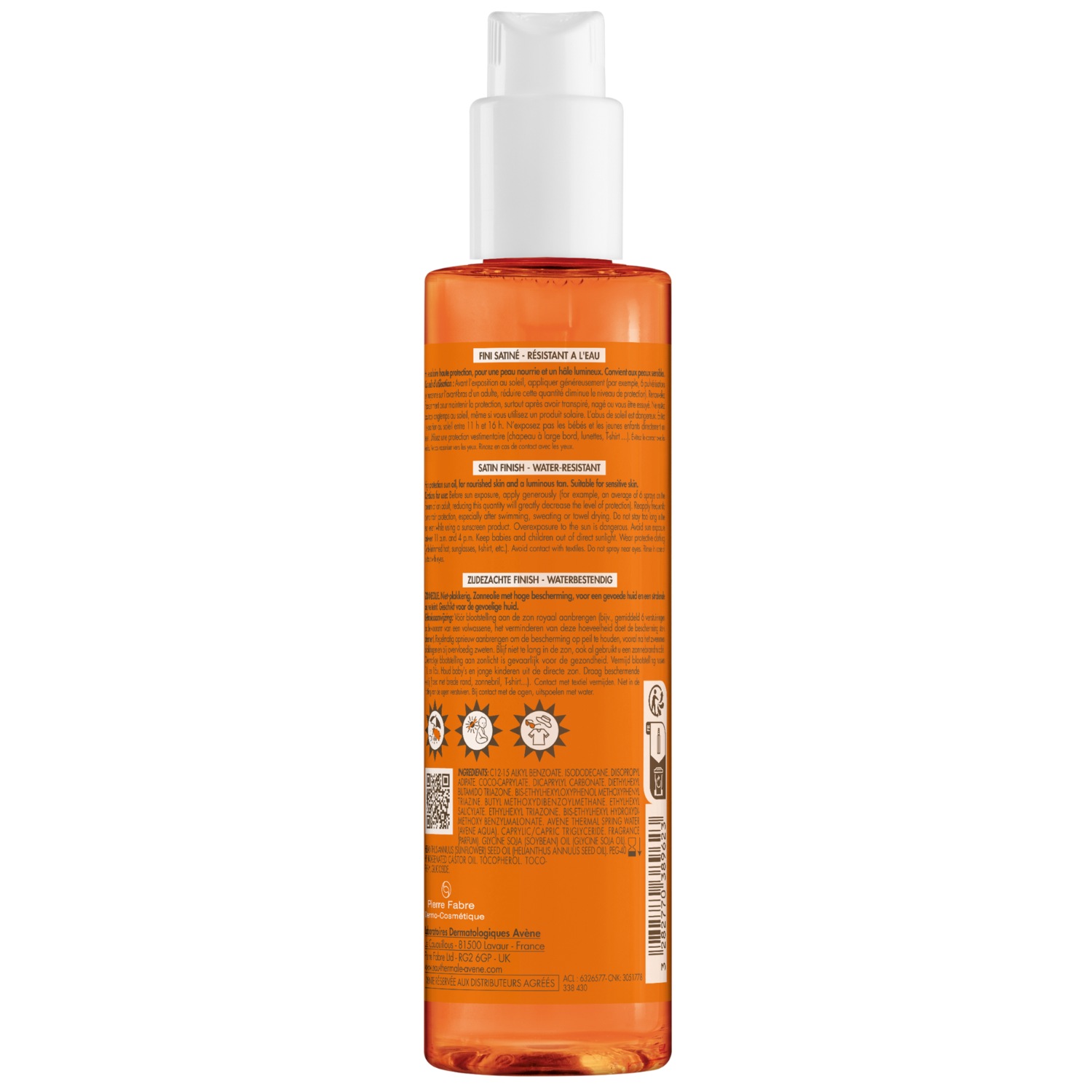 Avène Sun Spray Aceite de Cuidado Solaire SPF30 - 200 ml